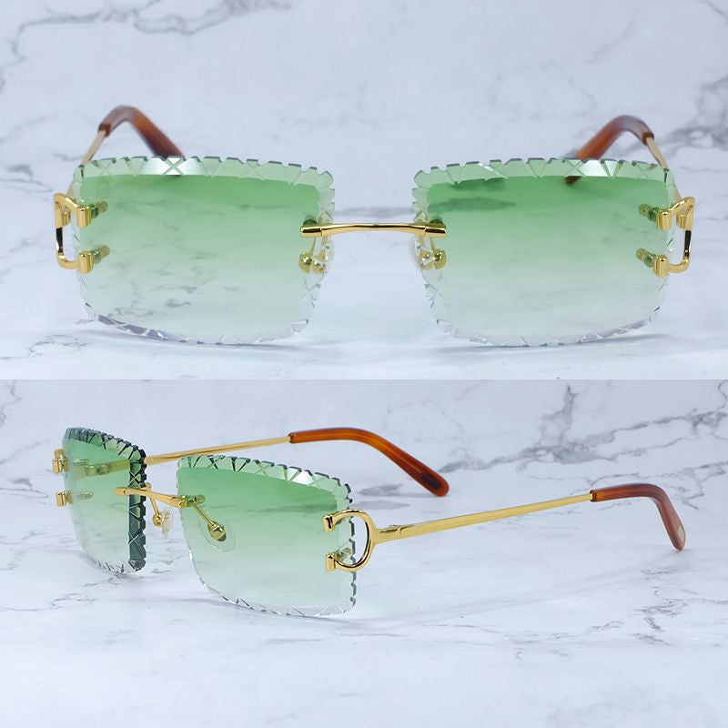 Diamond Cut Sunglasses Designer Wire C Luxury Carter Brand Sun Glasses Hiphop Driving Shades Eyewear Rilmess Glasses Gafas De Sol Hombre